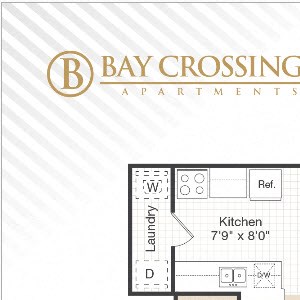 Two Bedroom 2 bath Floor Plan A Two Bedroom 2 bath Floor Plan Aat Bay Crossings Apartments, Bay St. Louis, Mississippi